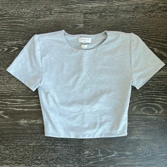 Aritzia Light Gray Tee - Picture 1 of 4